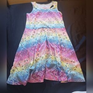 The Childrens Place Colorful Sleeveless Dress Size 10/12